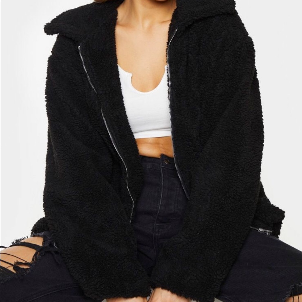 PLT Black Borg Front Pocket Jacket